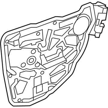 Dodge 68104164AA PANEL Carrier Plate Rear Door