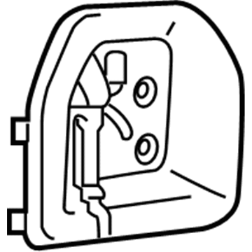 Jeep 1RC71DX9AB BEZEL Release Handle