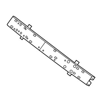 Dodge 68100209AF BEAM Front Bumper