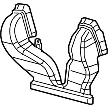 Ram 5YJ77LXHAA DUCT Center Distribution