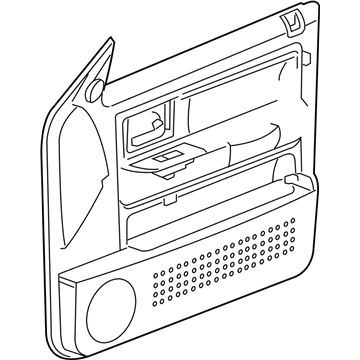 Ram 5HR071J3AE PANEL Front Door Trim