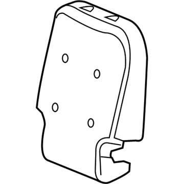 Chrysler 68224686AA FOAM Seat Back Second Row Center