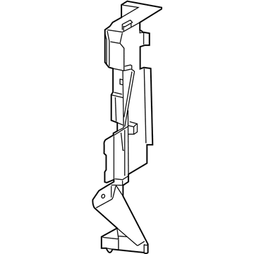 Jeep 68207949AA BAFFLE Air Inlet