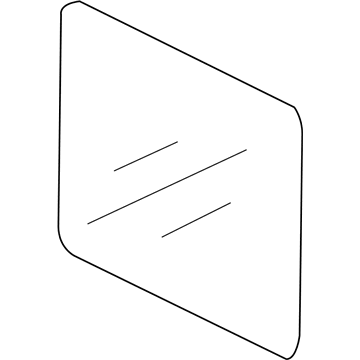 Jeep 55395260AA GLASS Quarter Window