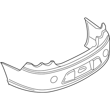 Dodge MR990731 FACE Rr bumper