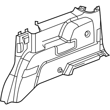 Chrysler 5KT60BD1AA PANEL Quarter Trim