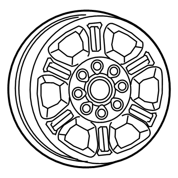Ram 6MP64AAAAA WHEEL Aluminum