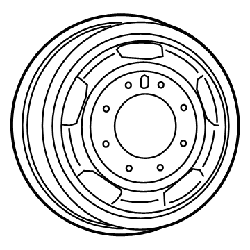 Ram 6LN07S4AAB WHEEL Steel