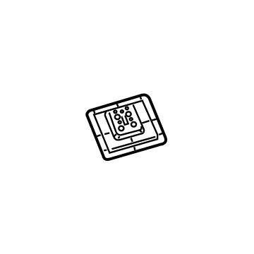 Jeep 68052156AA REINFORCEMENT Lift gate Striker