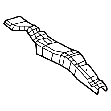 Mopar 68043187AC Reinforcement Rear Rail Front