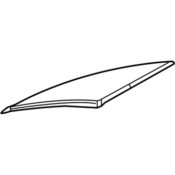 Mopar 5NN78DX8AB Spoiler Rear Right