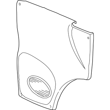 Dodge 5FY601DVAJ PANEL Front Door Trim