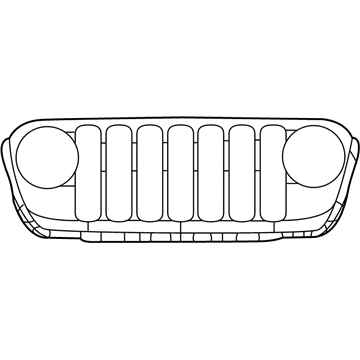 Jeep 68370848AC GRILLE Radiator