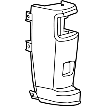 Ram 5MA18JXWAA COVER Bumper Includes Reflector