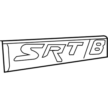 Jeep 68090756AA NAMEPLATE SRT8