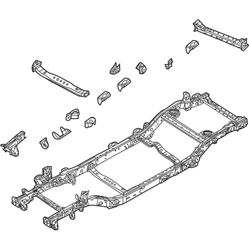 Jeep 68495549AA FRAME ASSEMBLY Chassis