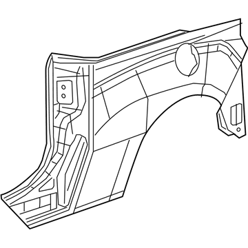 Ram 68267173AA PANEL Quarter Lower