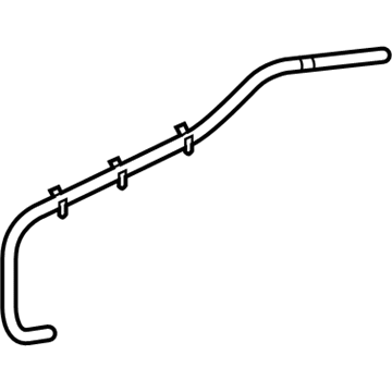 Dodge 68243620AA HOSE SUNROOF DRAIN Front Clips Included With Hose