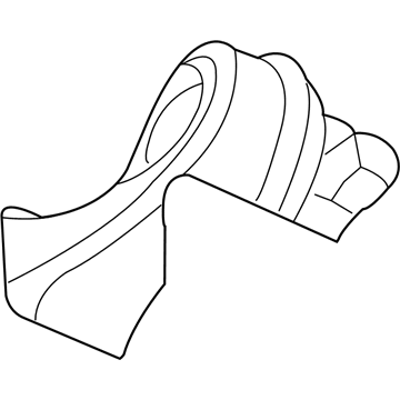 Dodge 68386895AA HORN AND BRACKET Low Note