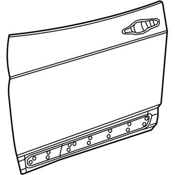 Mopar 68102760AB Panel Front Door Outer Repair