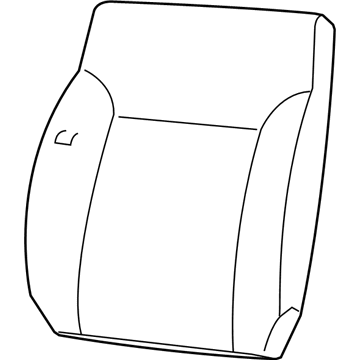 Dodge 1RL121K7AA COVER Front Seat Back