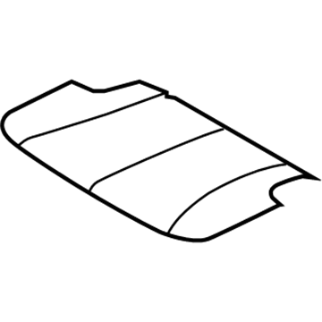 Jeep 1DU631D5AA COVER Rear Seat Cushion Right and Left