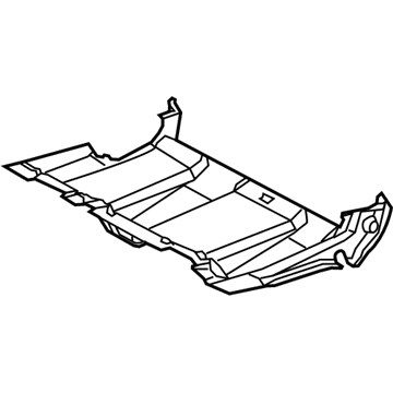 Dodge 1YA07BD3AA SHIELD Seat Underseat