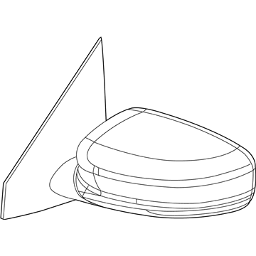 Dodge Dart Car Mirror - 6AC791AUAA