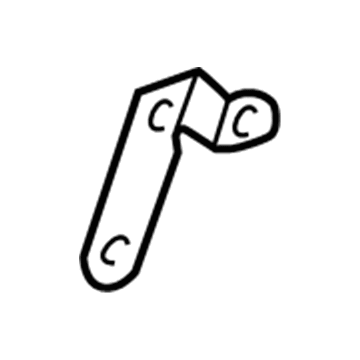Jeep 55175803 BRACKET Soft Top Bow 1 & 3