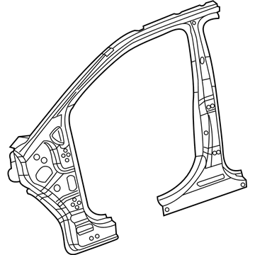 Dodge 68373040AC PANEL Body Side Aperture Inner Front