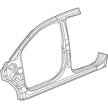 Dodge 68035428AF PANEL PACKAGE Body Side Aperture Front