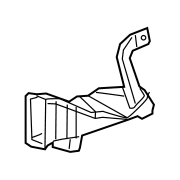 Ram 68394567AB DUCT Floor Left Lower