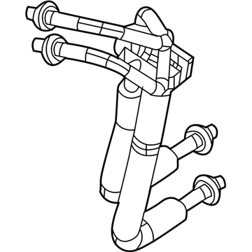Jeep 68249872AB HOSE AND TUBE Oil Cooler Pressure and Return