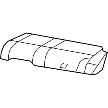 Dodge 1TH441DVAA COVER Seat Cushion 60% Cushion Cover