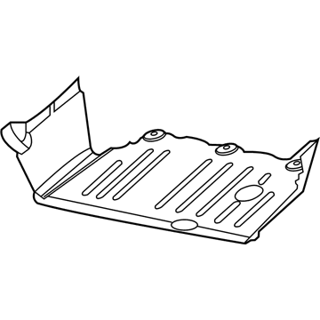 Jeep 68088781AA BELLY PAN Front
