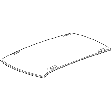 Chrysler 68273799AB PANEL Roof With Sunroof Opening