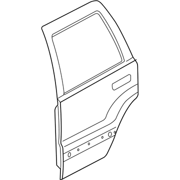 Jeep 55396496AB DOOR Rear