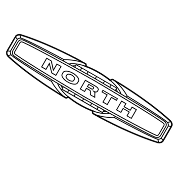 Jeep 68291193AA NAMEPLATE Liftgate North