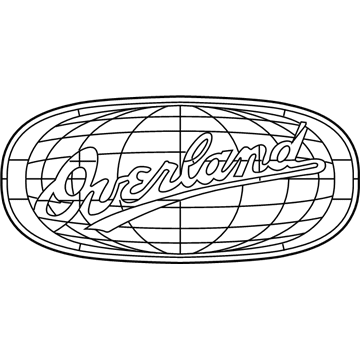 Jeep 68292643AA NAMEPLATE Liftgate Overland