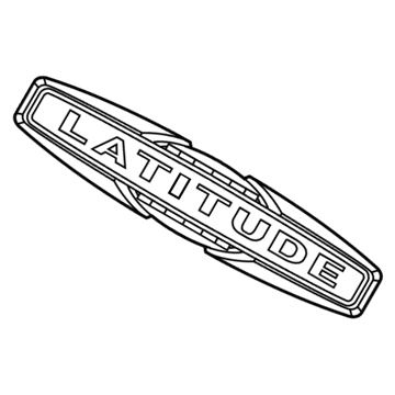 Jeep 68291190AA NAMEPLATE Liftgate Latitude