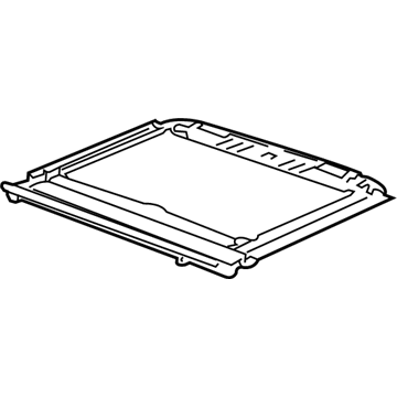 Chrysler 5SD25DX9AG SUNSHADE Rear Window