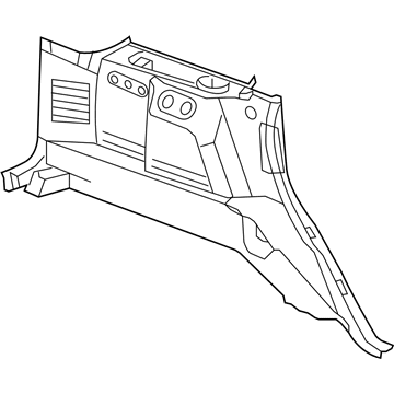 Jeep 1HQ381J3AB PANEL Quarter Trim