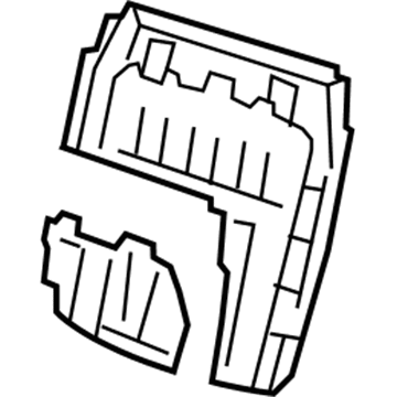 Chrysler 1FK741J3AA PANEL Front Seat Back