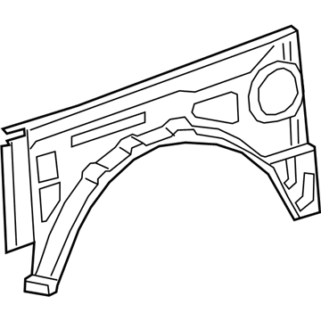 Jeep 68302800AC PANEL Quarter Inner