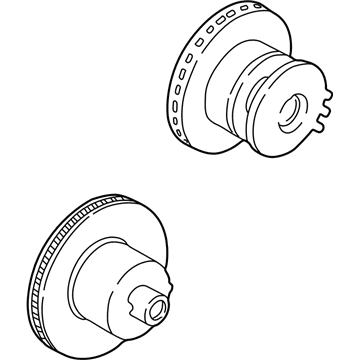 Dodge 52009414 HUB AND ROTOR Brake