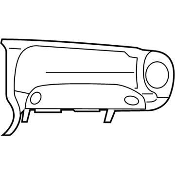 Jeep 5QZ89DX9AB DOOR Passenger Air Bag