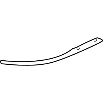 Dodge MR598815 PLATE Fr bumper Left