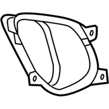 Dodge 68141068AA GRILLE Fascia Rear