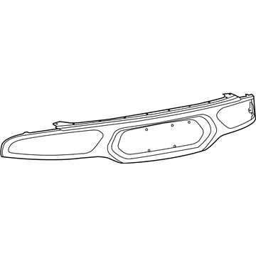 Dodge 68194698AB PANEL Rear Fascia Valance