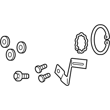 Dodge 68068755AB CLUTCH OVERHAUL KIT A/C Compressor Includes: Snap Rings, Washers, Screws, Pulley Bolt